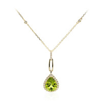 Collana in oro con Peridoto Dashihe  (CIRARI)