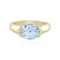 Anello in argento con Topazio Blu Cielo