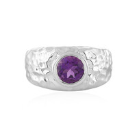 Anello in argento con Ametista Siberiana