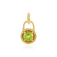 Ciondolo in argento con Peridoto Arizona