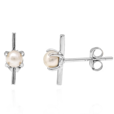 Orecchini in argento con Perla di Acqua Dolce