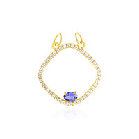 Ciondolo in argento con Tanzanite
