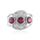 Anello in argento con Rubino del Madagascar (de Melo)