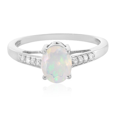 Anello in argento con Opale di Welo