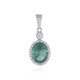 Ciondolo in argento con Fluorite Verde