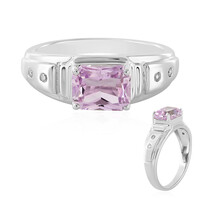 Anello in argento con Kunzite