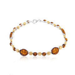 Bracciale in argento con Ambra Baltica