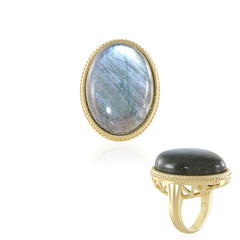 Anello in argento con Labradorite