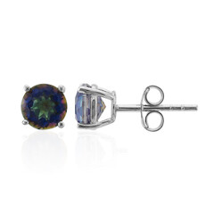 Orecchini in argento con Quarzo Mistico Blu