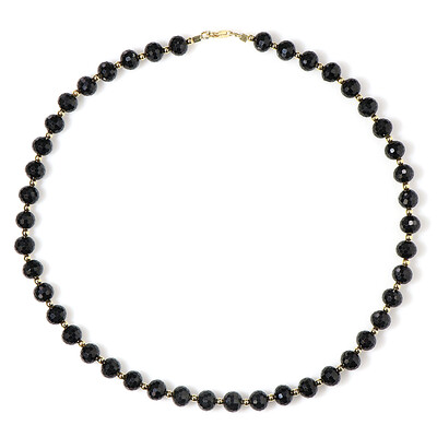 Collana in argento con Spinello Nero