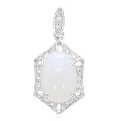 Ciondolo in argento con Calcedonio Turco