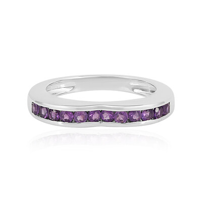 Anello in argento con Ametista
