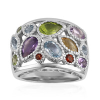 Anello in argento con Ametista Rose de France
