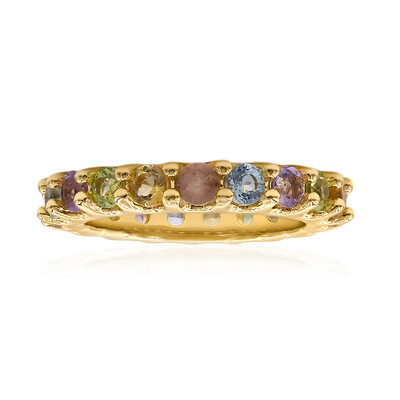 Anello in argento con Topazio Blu Cielo