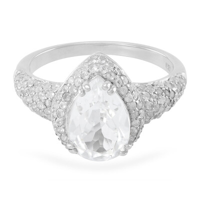 Anello in argento con Topazio Ghiaccio