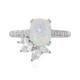 Anello in argento con Opale di Welo