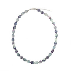 Collana in argento con Fluorite