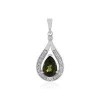 Ciondolo in argento con Moldavite