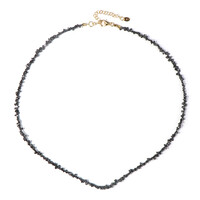 Collana in argento con Diamante Nero