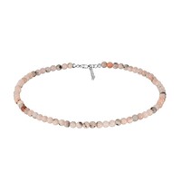 Collana in argento con Opale Rosa