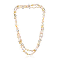 Collana in argento con Perla di Acqua Dolce (TPC)