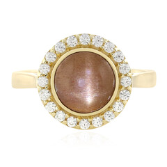 Anello in oro con Pietra del Sole Occhio di Gatto