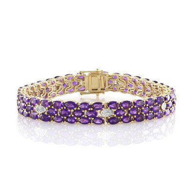 Bracciale in argento con Ametista Zambiana