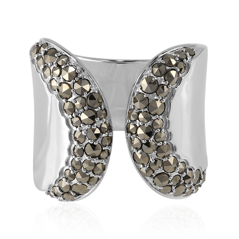 Bague En Argent Avec Moissanite - Pièce De Valeur (est. 300€+) - Neuf Sans Emballage - Bijou élégant
