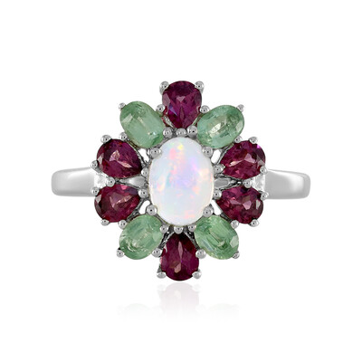 Anello in argento con Opale di Welo