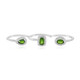 Anello in argento con Diopside Russo (de Melo)