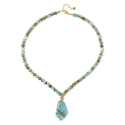 Collana in argento con Turchese Morenci (Riya)