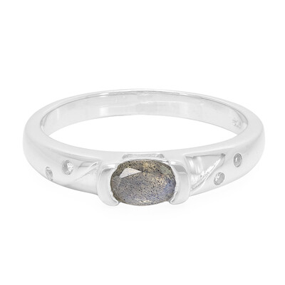 Anello in argento con Labradorite