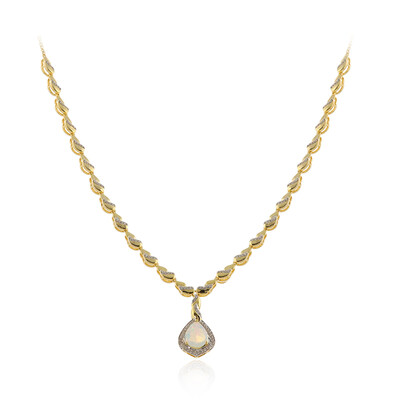 Collana in argento con Opale di Welo