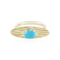Anello in oro con Turchese Sleeping Beauty (Ornaments by de Melo)