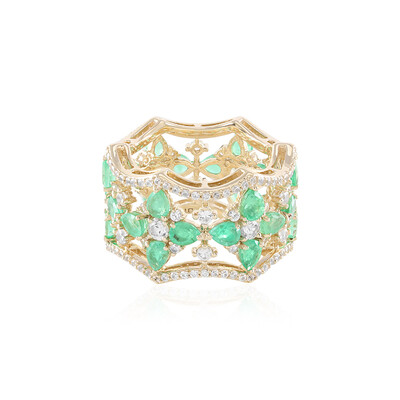 Anello in oro con Smeraldo Russo (de Melo)