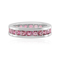 Anello in argento con Tormalina Rosa Nigeriana