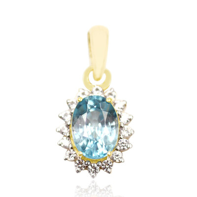 Ciondolo in oro con Zircone Ratanakiri