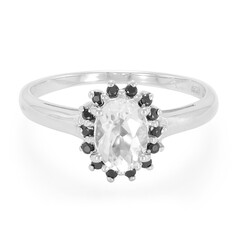 Anello in argento con Goshenite