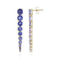 Orecchini in oro con Tanzanite AAA (de Melo)
