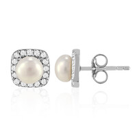 Orecchini in argento con Perla di Acqua Dolce