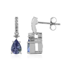 Orecchini in argento con Tanzanite (non riscaldata)