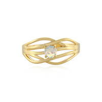 Anello in argento con Opale di Welo