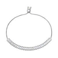 Bracciale in argento con Topazio Bianco