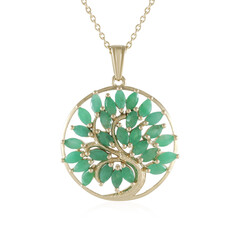 Collana in argento con Smeraldo Socoto
