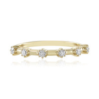 Anello in oro con Diamante IF (G) (de Melo)