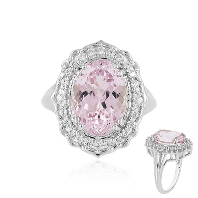 Anello in argento con Kunzite