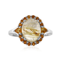 Anello in argento con Quarzo Rutilato