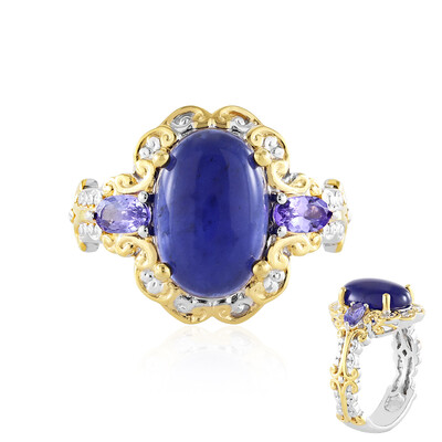 Anello in argento con Sodalite (Gems en Vogue)