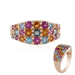 Anello in argento con Rodolite (KM by Juwelo)