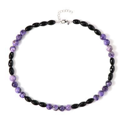 Collana in argento con Onice Nero